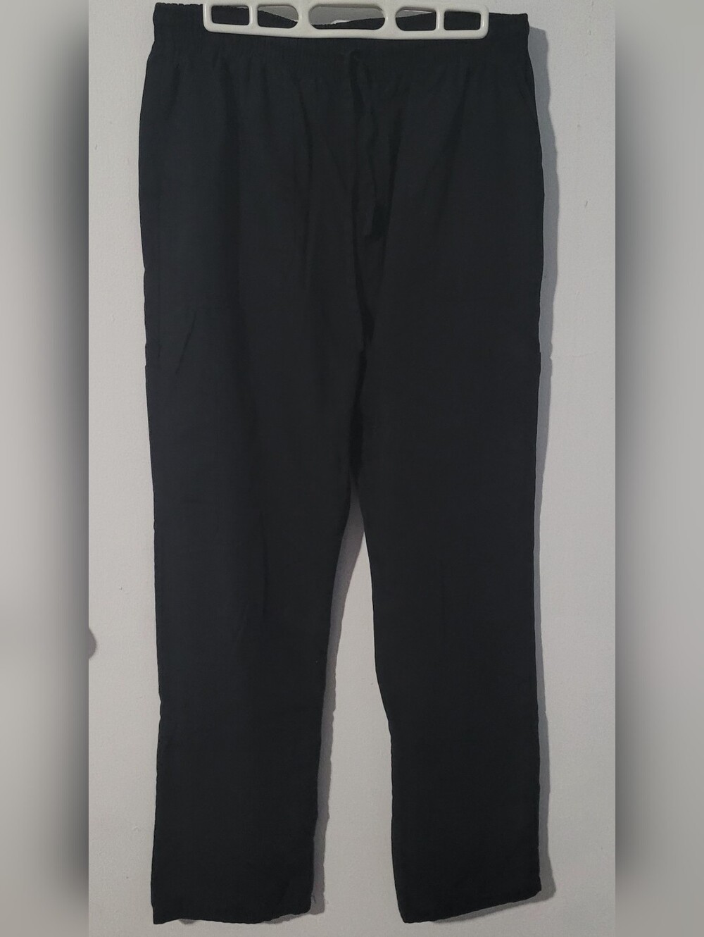 Denice Black Size Women XL Cargo Scrub Pants Style 1040 Elastic Waist